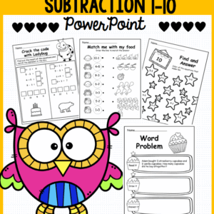 Kindergarten Addition & subtraction  1-10